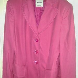 MOSCHINO Jacket Pink Sz 4 STUNNING!!! L@@K!!